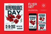 Remembrance Day Flyer, a Flyer Template by graphicook (Thumbnail 1 of 3)