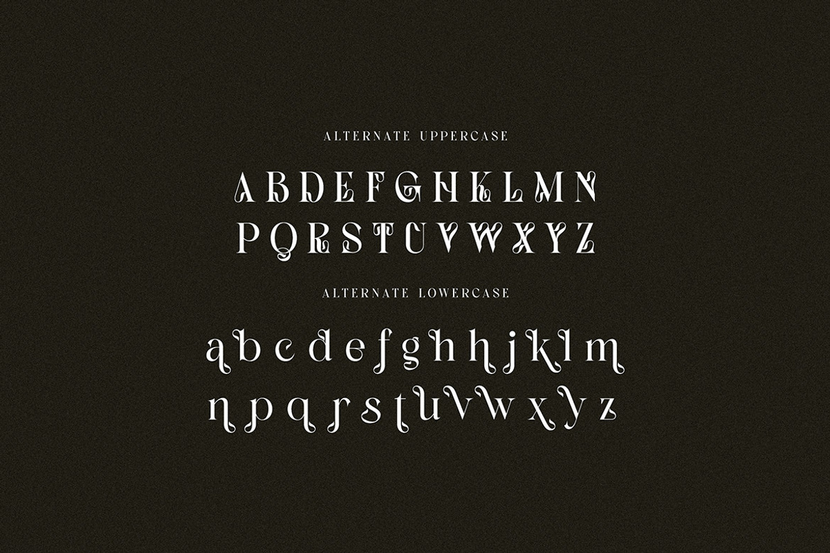 Rolandie Romantic Serif, a Serif Font by Cruzine (Photo 6 of 8)