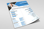 Minimal One Page Resume Template, a Resume Template by WonderShop (Thumbnail 2 of 3)