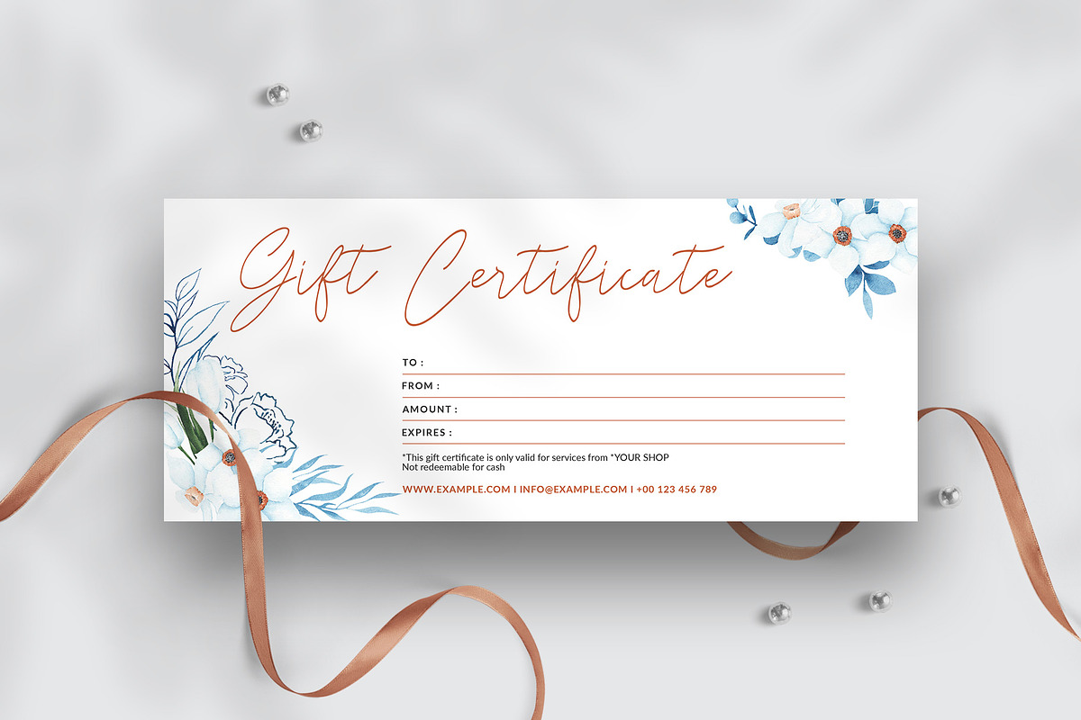 Gift Certificate, a Card Template by Amit Debnath (Photo 1 of 3)