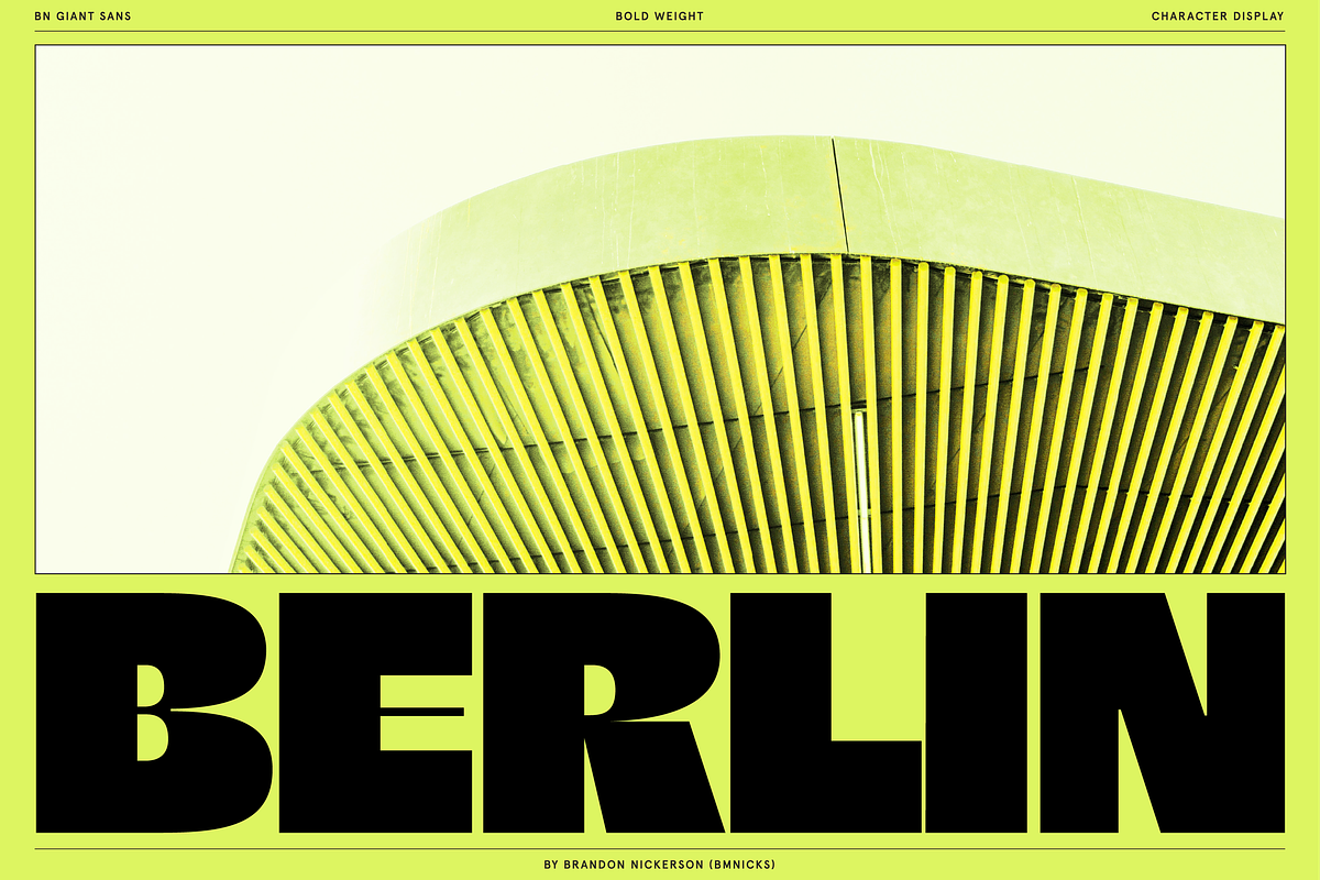 BN Giant, a Sans Serif Font by Bnick (Photo 18 of 19)