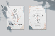 pastel color wedding invitation, a Templates & Theme by Laffmate (Thumbnail 2 of 3)