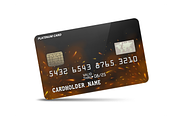 Detailed Glossy Platinum Credit card, an Object Illustration by Rendix Alextian (Thumbnail 1 of 3)
