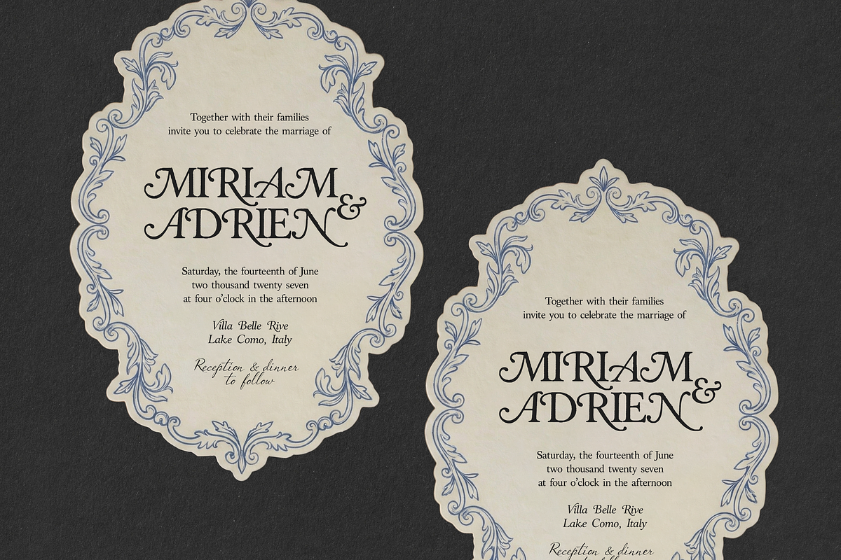 Papeterie Dupont Romantic Fonts, a Serif Font by elvinova (Photo 7 of 17)