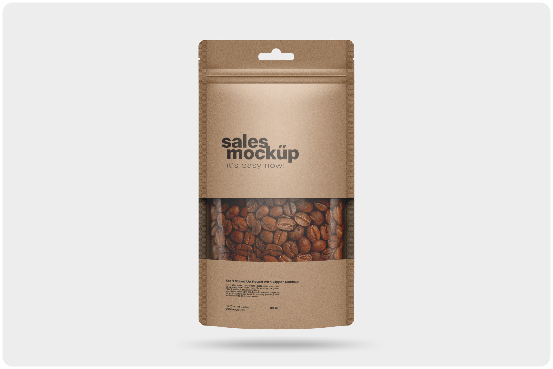 Kraft Stand Up Pouch Doy-pack Mockup, a Packaging Mockup by Reformer ...