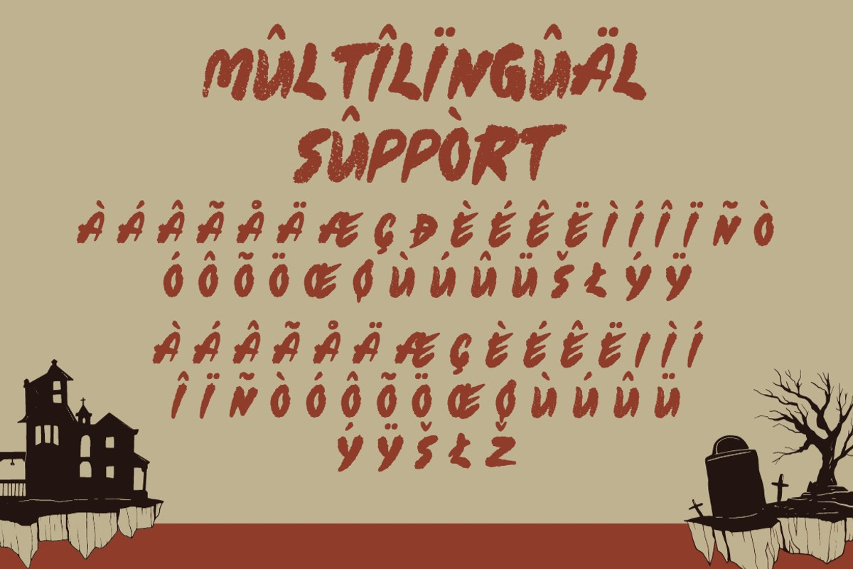 Clownie Zombies - Scary Horror Font, a Font by Dhabee (Photo 3 of 15)