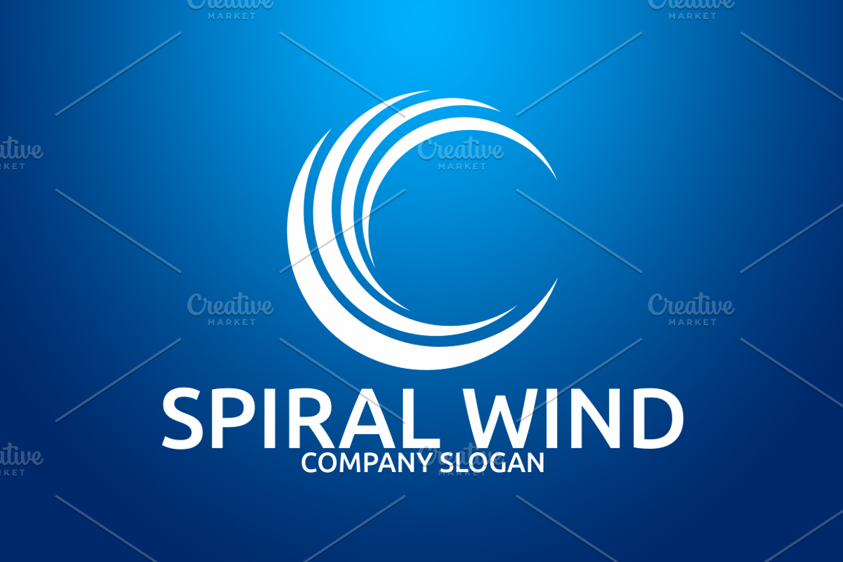 Spiral Wind Logo, a Branding & Logo Template by Brandlogo