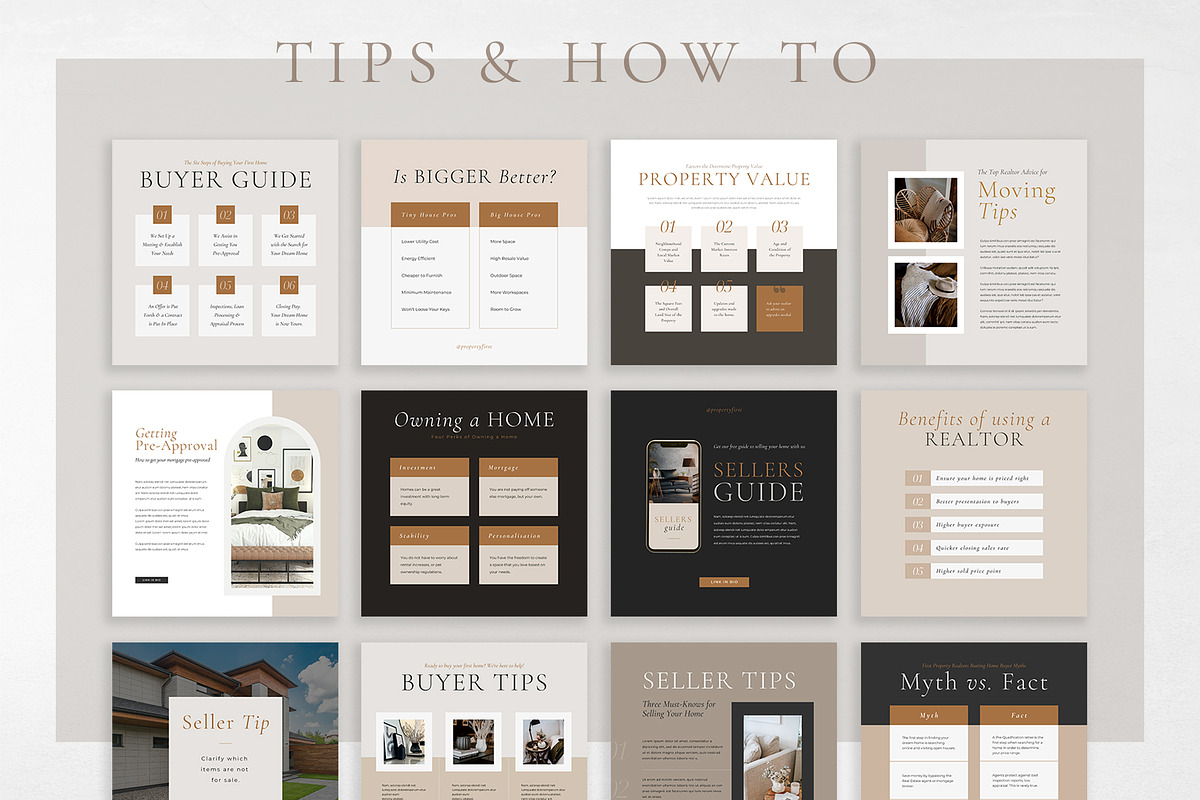 Real Estate Social Pack | Canva | PS, a Social Media Template by Marigold Studios (Photo 4 of 9)