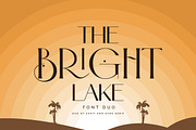 The Bright Lake Font Duo + Logos, a Serif Font by SNIPESCIENTIST (Thumbnail 1 of 31)
