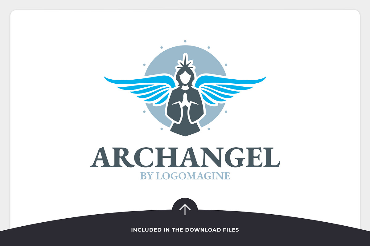 Archangel Logo Template, a Branding & Logo Template by LOGOMAGINE (Photo 8 of 16)