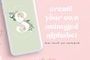 ANIMATED Watercolor Tropical & Rose, an Illustration by January Bloom (Thumbnail 6 of 11)
