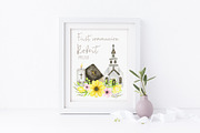 Church and crosses religious clipart, an Illustration by svetlanaARTdreams (Thumbnail 5 of 13)