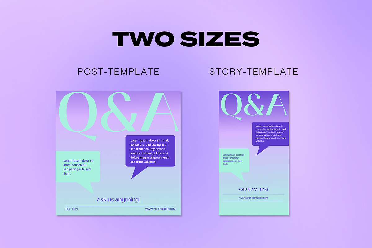 Instagram Social Media CANVA Pastel, a Social Media Template by Vermeulen Design Studio (Photo 6 of 7)