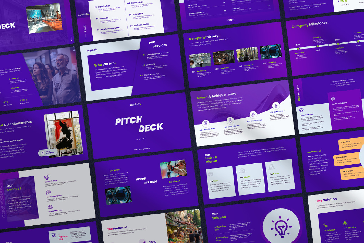 NewPitch - Pitch Deck Professional, a Presentation Template by UX Dummy (Photo 2 of 2)