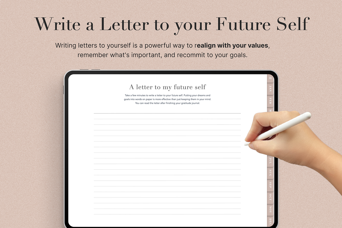 Digital Gratitude Journal, a Design Template by Makii Templates (Photo 4 of 9)
