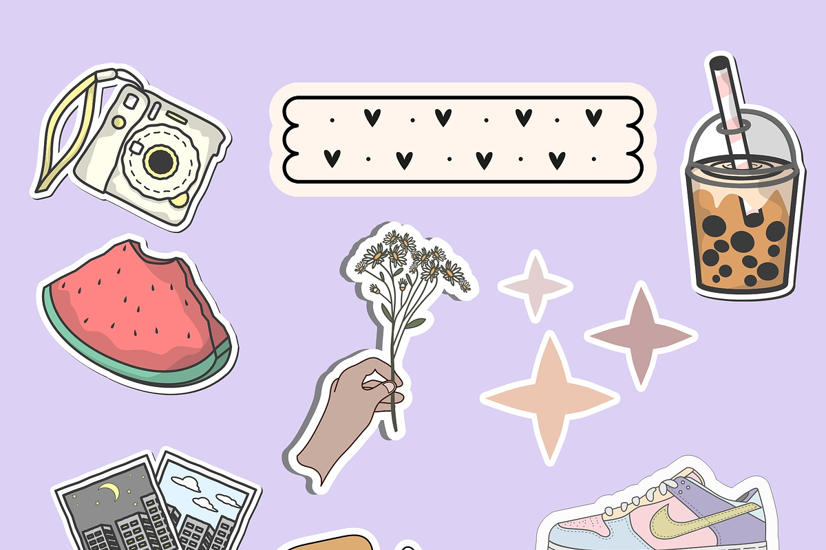 Autumn Aesthetic Sticker Pack, a Seasonal Illustration by Noorist (Photo 50 of 68)