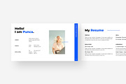 Portfolio Google Slides Template, a Presentation Template by Gaize (Thumbnail 3 of 11)