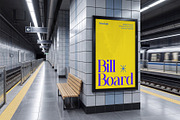 Indoor Billboard Mockup Bundle, an Advertising Mockup by graphypix (Thumbnail 5 of 13)