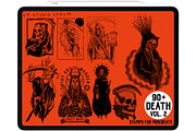 Death Vol. 2 - Procreate Stamp Set, a Brush Add-On by LA Studio Sthlm (Thumbnail 3 of 6)