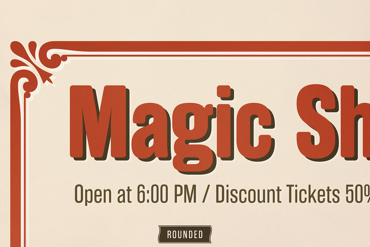 Rama Gothic Rounded, a Sans Serif Font by Dharma Type (Photo 2 of 10)