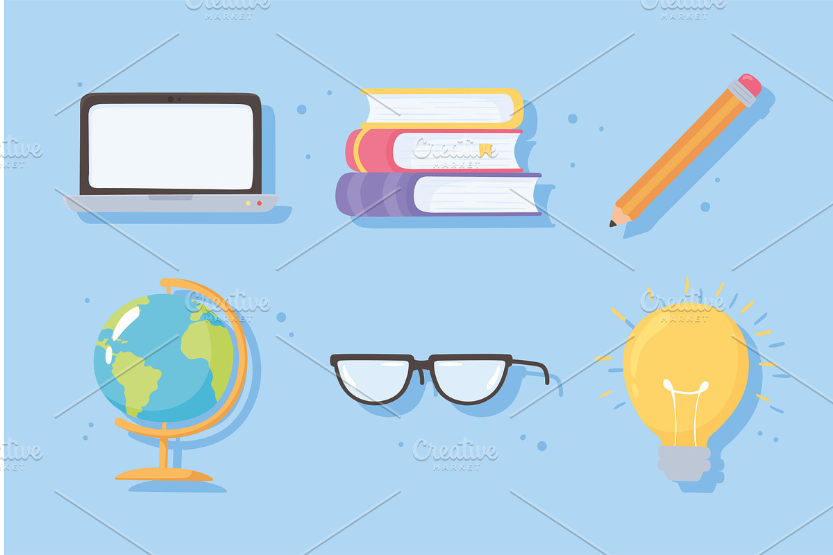 icons set of education, an Education Illustration by studiogstock