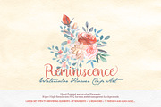 Watercolor Clipart - Reminiscence, a Decorative Illustration by BMACHINA Labs. (Thumbnail 1 of 13)