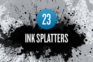 Ink Splatter Photoshop Brushes