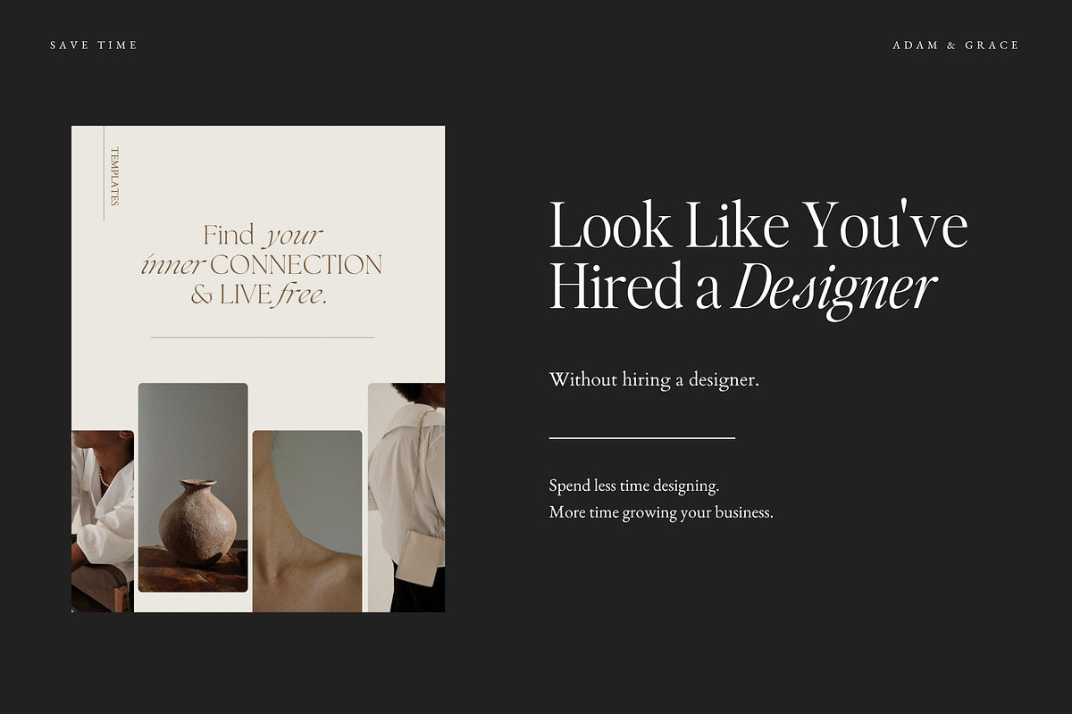 Minimalist Instagram Templates Canva, a Social Media Template by Adam and Grace (Photo 18 of 22)