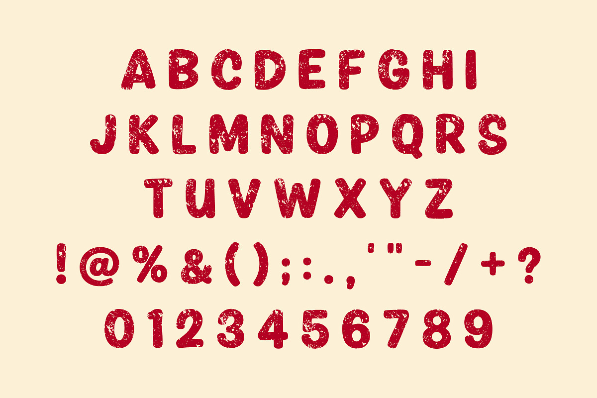Comic Distress – Cartoon Grunge Font, a Sans Serif Font by Limited.studio (Photo 4 of 4)