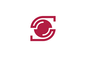 letter S circle core vision logo, a Branding & Logo Template by Rasagama Studio