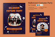 Halloween Costume Party Flyer, a Flyer Template by Attype (Thumbnail 1 of 4)