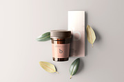 Amber Glass Pills Bottle Mockups, a Cups & Container Mockup by pmvch (Thumbnail 20 of 20)
