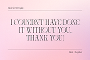 Meal - Serif Display Family, a Serif Font by Holyline Design (Thumbnail 15 of 15)