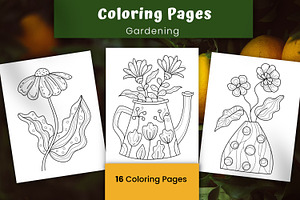 Gardening | Coloring Book