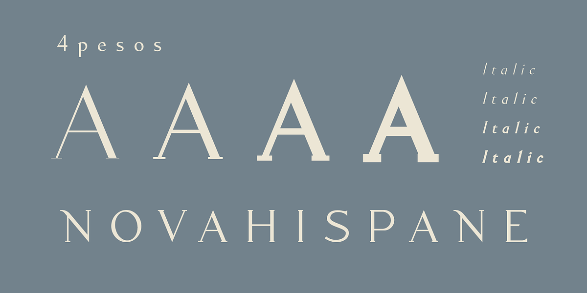 NovaHispane, a Serif Font by Ixipcalli (Photo 3 of 5)