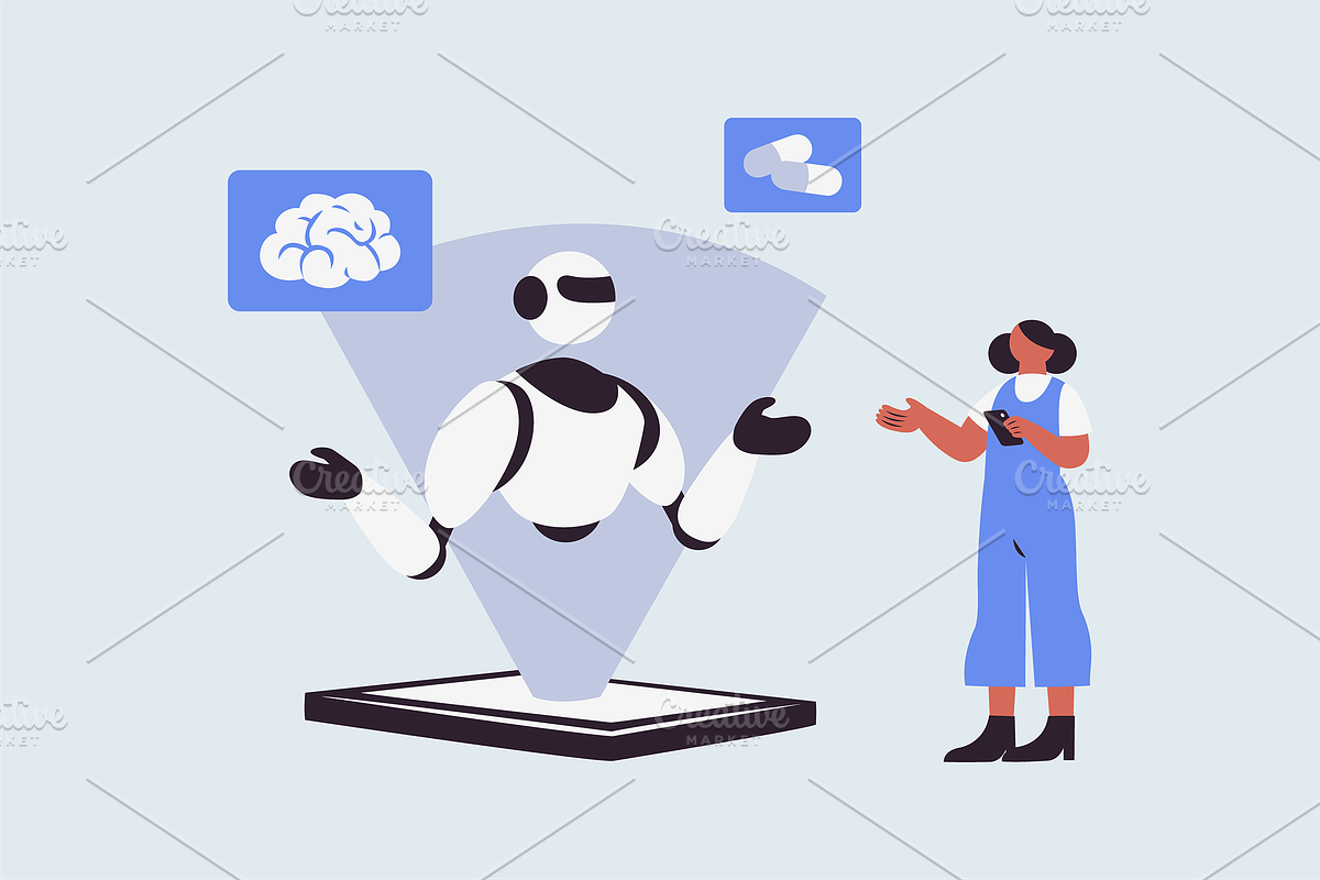 AI Medical Healthcare Illustration, a Healthcare Illustration by Jump Studio (Photo 10 of 10)