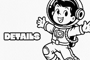 Kids Activities Line Art, a Person Illustration by Tekuni (Thumbnail 6 of 7)