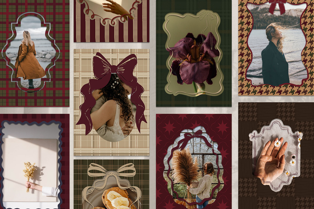 100+ Cozy Season - Patterns & Frames, a Pattern Graphic by Mio Buono (Photo 9 of 15)