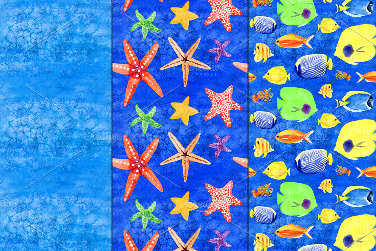 Watercolor kit - Under the Sea, an Animal Illustration by Elegantia (Photo 6 of 12)