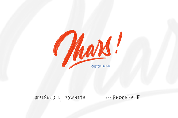 Mars Texture Brush for Procreate preview 7