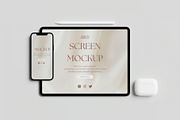 iPhone 12 & iPad Pro Mockup, an iPhone Mockup by zpackcreative (Thumbnail 4 of 6)