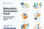 Education Illustration Pack, an UI Kit Template by Suntype | Sunshine Std (Thumbnail 1 of 9)