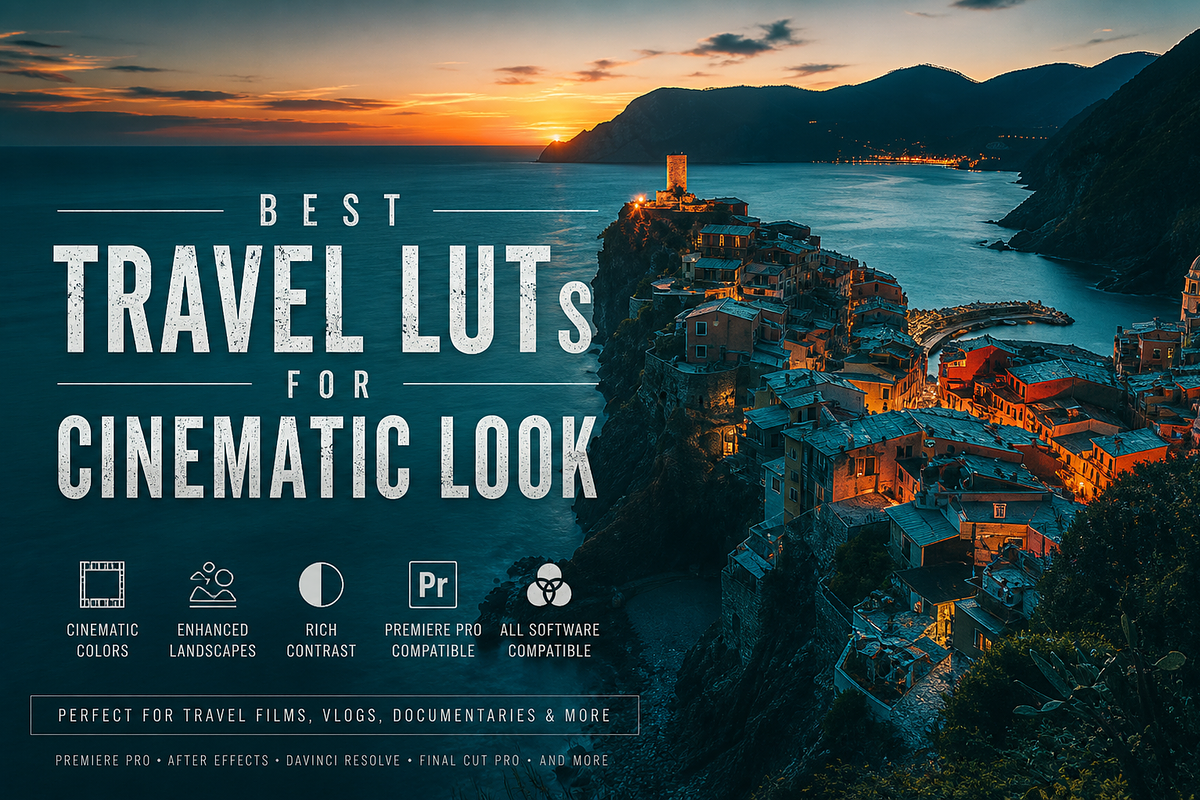 BEST Travel Luts For Cinematic Look, a Preset Add-On by AAA Presets (Photo 1 of 3)