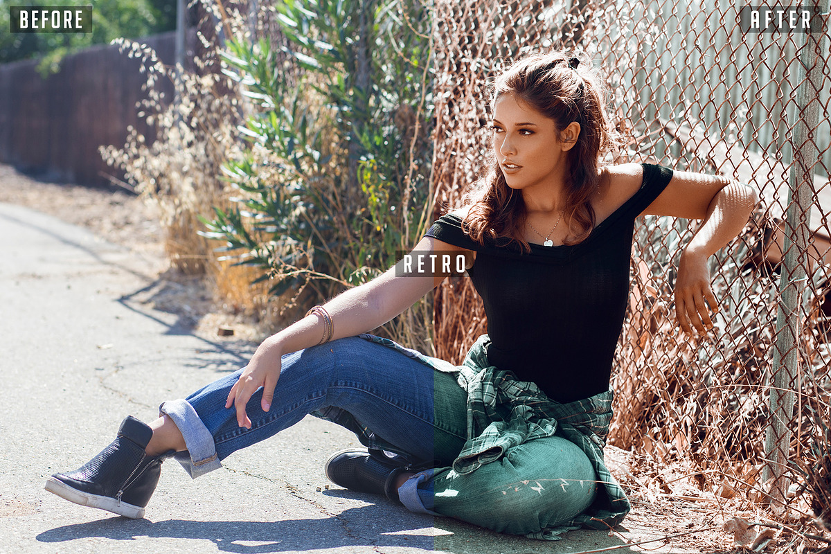 9 Premium Vintage Photoshop Actions, an Action Add-On by Light Hero Studios (Photo 8 of 10)