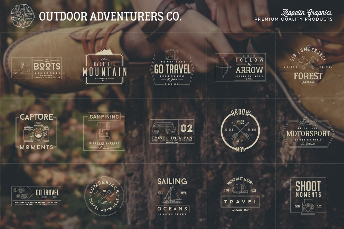 1500 Logos Bundle Collection, a Branding & Logo Template by Graphicdome (Photo 28 of 185)