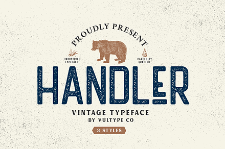 HANDLER - VINTAGE SANS SERIF