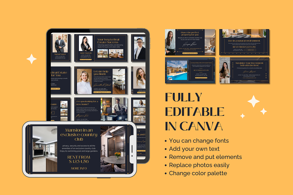 60 Realtor Facebook Ads Templates, a Templates & Theme by TemplateCastleStore (Photo 9 of 9)