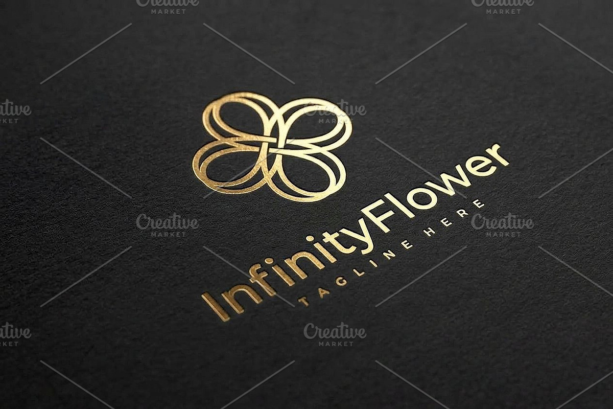 Infinity Loop Flower Luxury Logo, a Branding & Logo Template by yopie (Photo 2 of 6)
