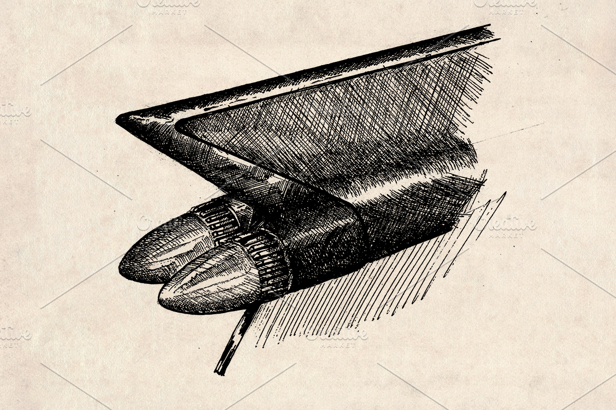 American Classic Car Pickup Drawings, an Illustration by Doggy Days (Photo 9 of 9)