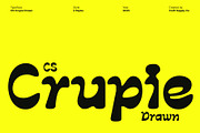 CS Crupie Drawn, a Sans Serif Font by Craft Supply Co. (Thumbnail 1 of 8)